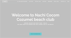 Desktop Screenshot of cozumelnachicocom.net